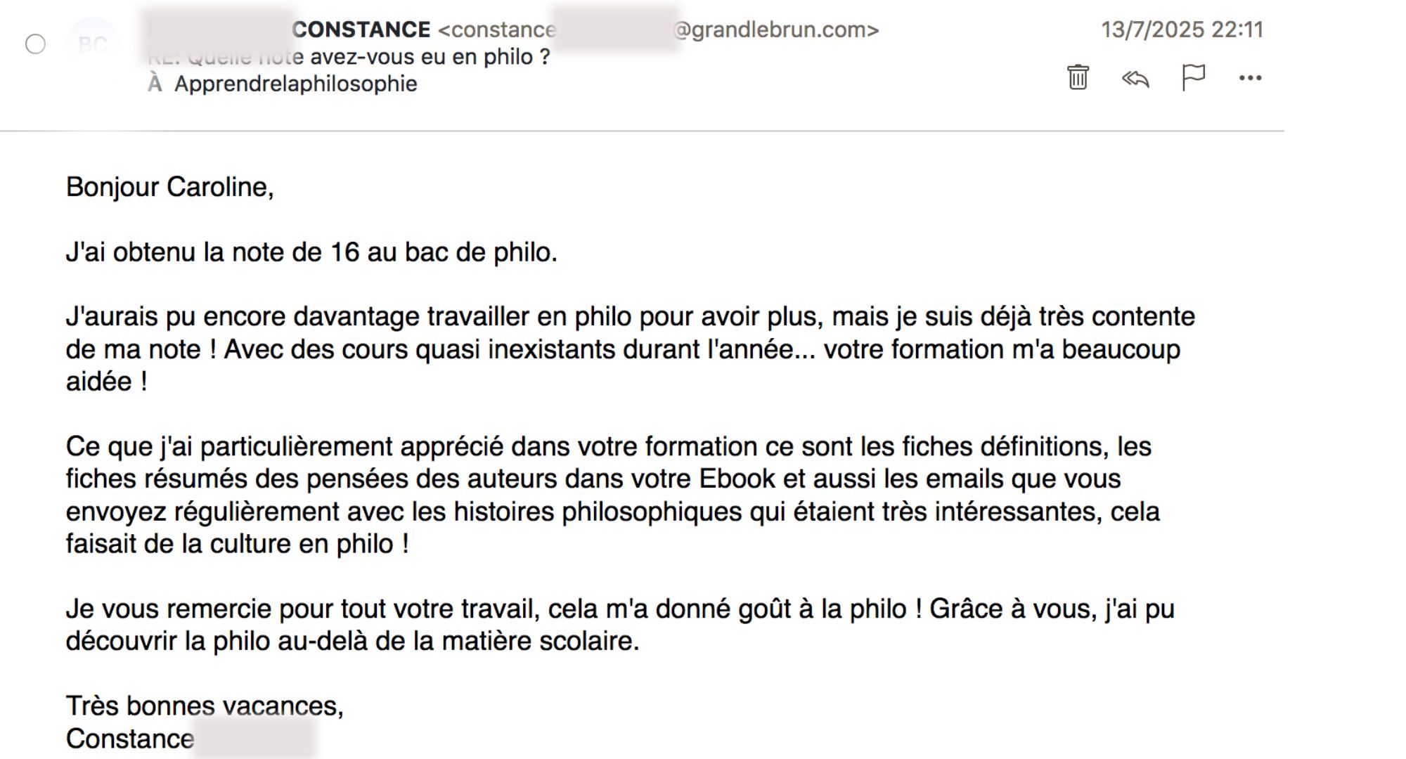 ConstanceB Résultats de Constance