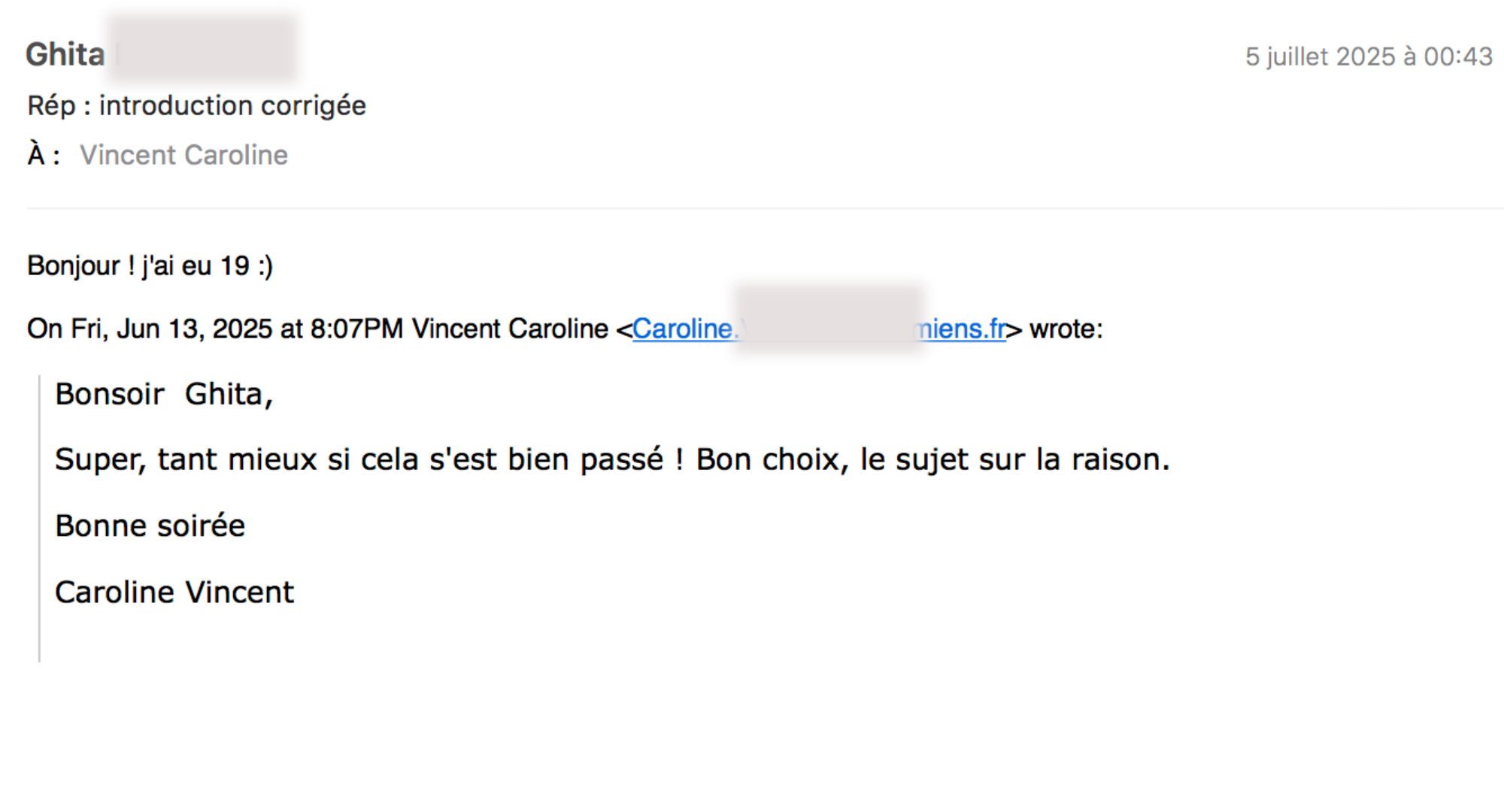Résultats bac philo de Ghita Résultats bac philo de Ghita